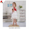 red shoulder-straps one-piece dress